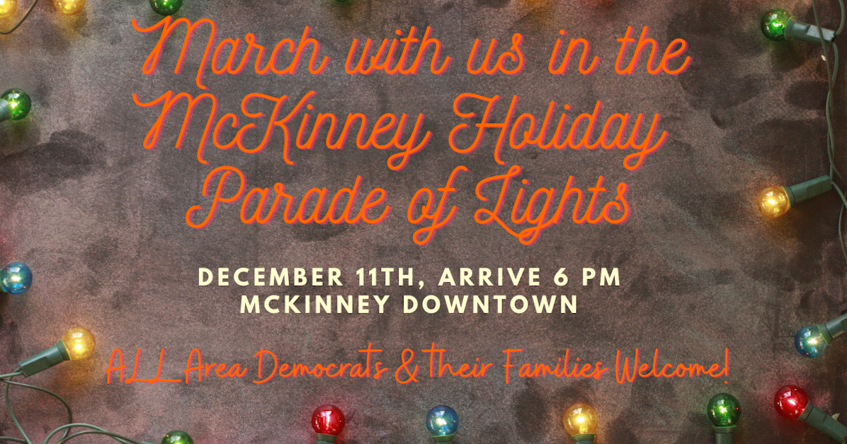McKinney Parade of Lights · Texas Democratic Party